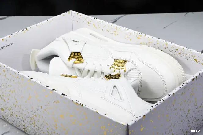 Cheap TBK Retro Gold Jordan Metallic AQ9129-170 4 0621